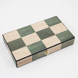 Green Checked Backgammon