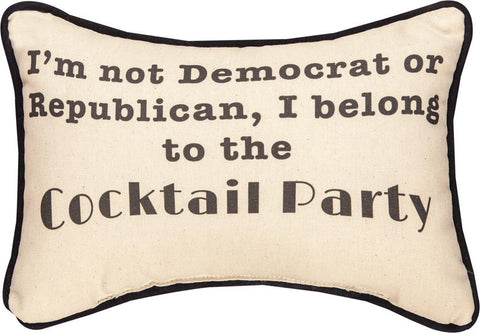 Political Party Pillow